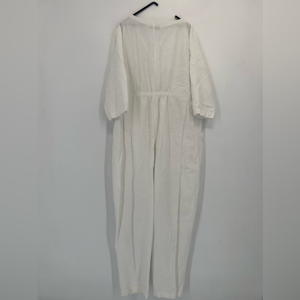 The Nines By Hatch 3/4 Sleeve Button Front Croppe… - image 8